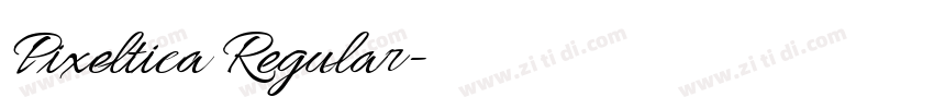 Pixeltica Regular字体转换 Pixeltica Regular字体转换